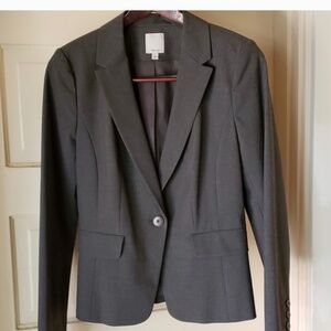 Halogen fitted grey blazer
